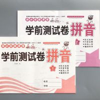 幼儿园汉语拼音试卷全套2本 拼音练习册 幼儿园大班一年级测试卷