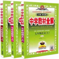 七年级上册 语文(写字课练) 中学教材全解7七年级上册语文数学英语部编人教版R北师大2021初一