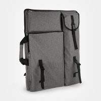 三兜画袋[灰色] 画包画板袋4K双肩背包美术专用艺考绘画包写生画袋画板包外出写生