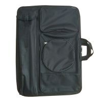 4K实惠款-小拉链黑色 4k美术画袋艺考素描写生画包加厚金属大拉链帆布画板包袋双肩背包