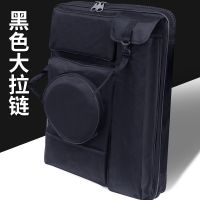 4K 大拉链画袋 [纯黑款] 画袋画板袋艺考美术画板包4K写生多功能美术包加厚帆布收纳袋