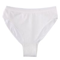 高叉纯棉白色一条装 120码-(30-40斤) 少女舞蹈考级女童艺考高胯隐形三角裤芭蕾舞练功黑白肉色高叉内裤