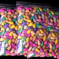 60粒无 混合花香 (特价送香炉)天然倒流香炉驱蚊檀香塔香室内香薰厕所除味净化空气