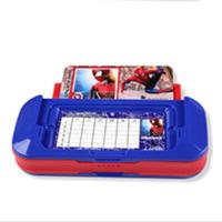 8300蜘蛛侠 拼图画板文具盒男女小学生多功能铅笔盒开学礼物双层塑料笔盒