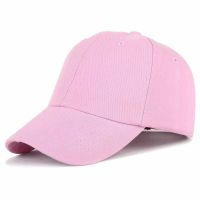 C-23儿童光板粉色 4至12岁儿童棒球帽 精棉4至12岁秋冬儿童棒球帽遮阳防晒帽女童鸭舌帽宝宝帽子潮男童
