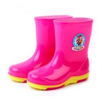 红色狐狸[单鞋] 运动鞋穿20码[内长14.5cm] 儿童雨水鞋女孩男孩加绒3到7岁小童可爱卡通胶鞋幼儿园宝宝雨靴子