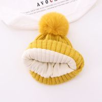 库存随机发的款 3-6岁有弹性 小女孩帽子秋冬季3女童毛线帽围巾2套装4宝宝6男童8岁12儿童5韩版
