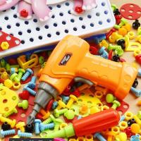 [配件]单个电钻 儿童拧螺丝钉组装玩具电钻工具箱拆卸拼装多功能益智动脑男孩3岁