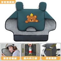 绿-可爱熊大侧翼+加密绒里 电动车挡风被冬季加绒加厚护肩围脖盖腿电瓶车防寒保暖挡风罩