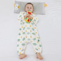 法莱绒皇冠青蛙 S码适合身高60-70cm 睡袋儿童婴儿睡衣男女宝宝连体衣春秋冬款加厚防踢被神器四季通用