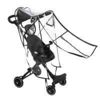 遛娃雨罩[短款]有雨棚才能装 婴儿车雨罩防风罩通用宝宝遛娃神器雨衣小推车防护保暖防雨挡风罩