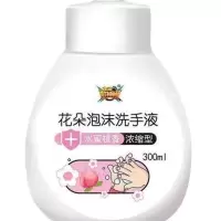 水蜜桃*1瓶[补充液] 儿童泡沫小花朵洗手液温和杀菌抑菌水蜜桃香型按压瓶家庭便携装