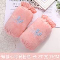 小可爱粉色-中长款 袖套女冬季办公室工作防脏可爱护袖厨房专用耐脏长款套袖男士秋冬