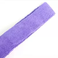烫发头巾-66cm[紫色] [买2件送一件] 烫发头巾防漏水吸水棉条烫发发带包头巾束发烫发美发烫发工具用品