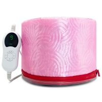 粉白无极 基础款 发膜加热帽焗油帽家用染发烫发蒸发电热帽头发护理电帽子发廊专用