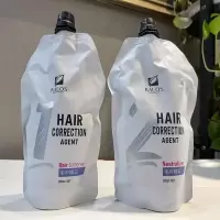 卡诺斯矫正 赠贴 卡诺斯毛发缩毛矫正烫发剂500ml