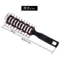 高端红点排骨梳1把 造型梳子男士排骨梳卷发大背头滚梳双面尖尾梳理美发店家用套装