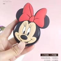 米奇便携折叠镜梳子1个装 米奇梳子带镜子可折叠卡通梳子新款儿童气垫按摩便携小梳子月日发