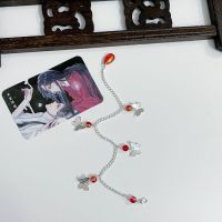 蝴蝶手链红色 古风天官赐福蝴蝶铃铛手链女汉服古装民族风小仙女礼物手环配饰品