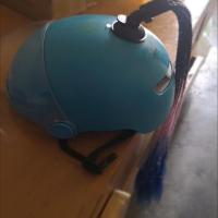 12根黑粉宝蓝大吸盘 (头盔装饰)头盔脏辫装饰辫子假发马尾外卖骑手装饰竹蜻蜓类似品