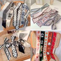 随机一件 发带女外出气质韩版优雅绑头发丝巾飘带长款扎头发蝴蝶结头绳丝带