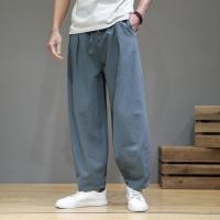 纯色 M 春夏季男士中国风休闲裤宽松大码复古灯笼裤古风汉服长裤男哈伦裤