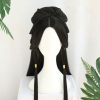 主图款假发套[不含头饰] 假发女古风古装汉服懒人造型百搭整顶头套少女中华风一体式全发套