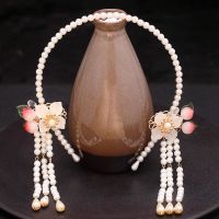 桃子发箍 汉服头饰流苏步摇古风圣母光环仙女头箍懒人发箍日常短发古装配饰