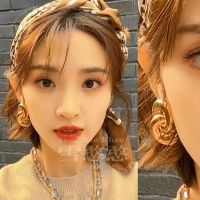 款式1(一只银针) 唐艺昕同款发带女绑发丝带丝巾法式复古短发发饰发箍头箍秋冬头饰