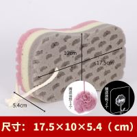 大号灰色款(送浴球一个)挂钩两个 洗澡海绵沐浴棉成人儿童宝宝沐浴花沐浴球搓澡巾女浴擦神器洗澡巾