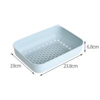 单层[小号蓝色1个]送2条百洁 双层家用厨房洗菜盆沥水篮洗菜篮洗菜篓水果盘洗水果蔬菜洗菜神器