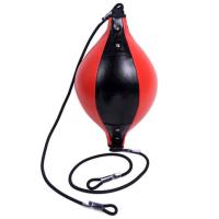 黑红(无赠品) 专业拳击速度球悬挂式 家用成人拳击散打速度反应球防爆结实耐打