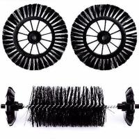 第三代[毛刷2个+滚刷1根] 喷水拖把布扫地机滚刷毛刷配件套餐手携式家用懒人拖把扫地机配件