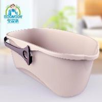 [宝家洁]长方形洗拖把桶家用加厚大水桶大容量塑料桶手提挤水桶 [宝家洁]长方形洗拖把桶家用加厚大水桶大容量塑料桶手提挤水