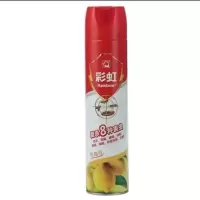 彩虹杀虫气雾剂柠檬香型500ml 家用驱蚊灭蟑螂跳蚤苍蝇臭虫5250