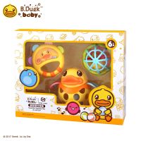 益智摇铃套装 WL-BD097 B.Duck小黄鸭 玩偶手抓球软胶摇铃婴幼儿玩具0-1岁新生宝宝软牙胶