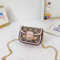 粉色 新款儿童包包高级洋气斜挎包精美女宝宝零钱配饰包时尚单肩包