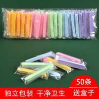 独立包装普通款50条混色装(送盒子) 压缩面扑条单片独立包装美容院专用面扑压缩海绵柔软洁面扑卸妆扑