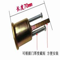 一个牛头锁芯配三个钥匙 牛头牌双保险弹子门锁老式门锁480型房门锁室内外木门锁碰锁铜芯