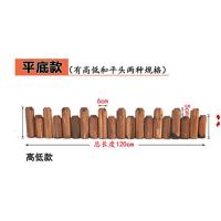 平低款 平头款10*120cm长 防腐木栅栏户外庭院插地花园围栏小篱笆实木护栏菜园隔断
