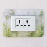 嫦曦美莲 12*7.5厘米 开关贴墙贴118型亚克力插座保护套12*7.5六孔九孔十二孔客厅卧室