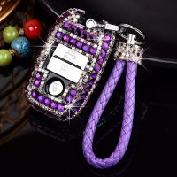 深紫钻+紫色镶钻马蹄扣 起亚KX3KX4kx5钥匙套壳扣智跑凯绅奕跑索兰托嘉华保护钥匙套包壳