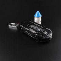 适用荣威/名爵一键智能钥匙 跑车黑-金属挂扣款 适用2018款荣威RX5钥匙包erx5锐腾锐行MG5钥匙套i6名爵zs钥