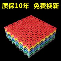 灰色 50X50X3.2cm 洗车房地格栅塑料垫块美容店网格网防滑垫地垫地面排水拼接板