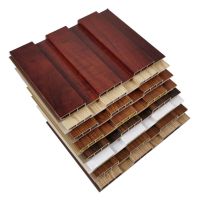 每根规格为3米长 19.5厘米宽 生态木护墙板覆膜集成墙195大长城板背景墙裙阳台吊顶材料PVC扣板