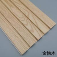 金橡木 生态木护墙板幼儿园墙裙150小长城板吊顶材料背景墙pvc墙面装饰板