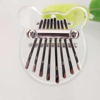 8音小小熊 儿童,成人 便携卡林巴拇指琴17音,透明水晶款儿童初学者入门乐器