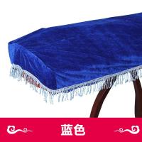 蓝色 金丝绒古筝罩 防尘罩防尘套盖布古筝琴披163 165mm 通