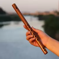 竹笛教材 迷你短笛 学生入门小笛子 无膜孔横笛初学者儿童 成人古风笛子