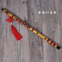 竹笛原木色 女生写真道具舞蹈笛子萧演出影楼古装摄影竹笛复古风cos长箫